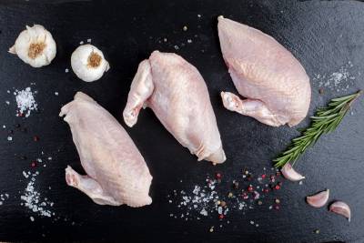 Chicken Supremes - pack of 10 chicken breasts, on the bone, skin on