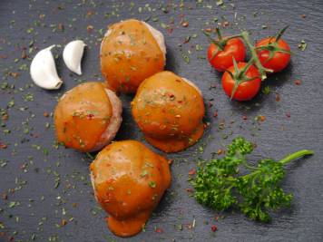 Pork & Beef Meatballs in a Italian Herb & Tomato Sauce
